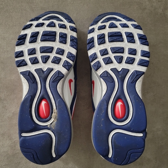 Nike Red and Blue Air Max 97 Sneakers - Picture 6 of 6